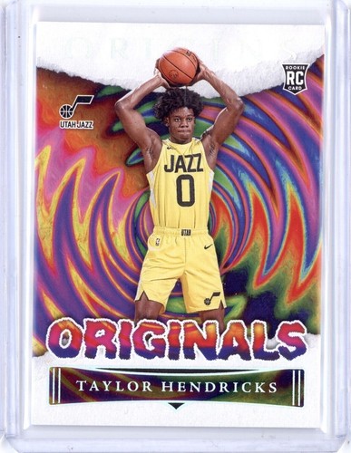 TAYLOR HENDRICKS 2023-24 PANINI ORIGINS #2 ROOKIE ORIGINALS JAZZ RC