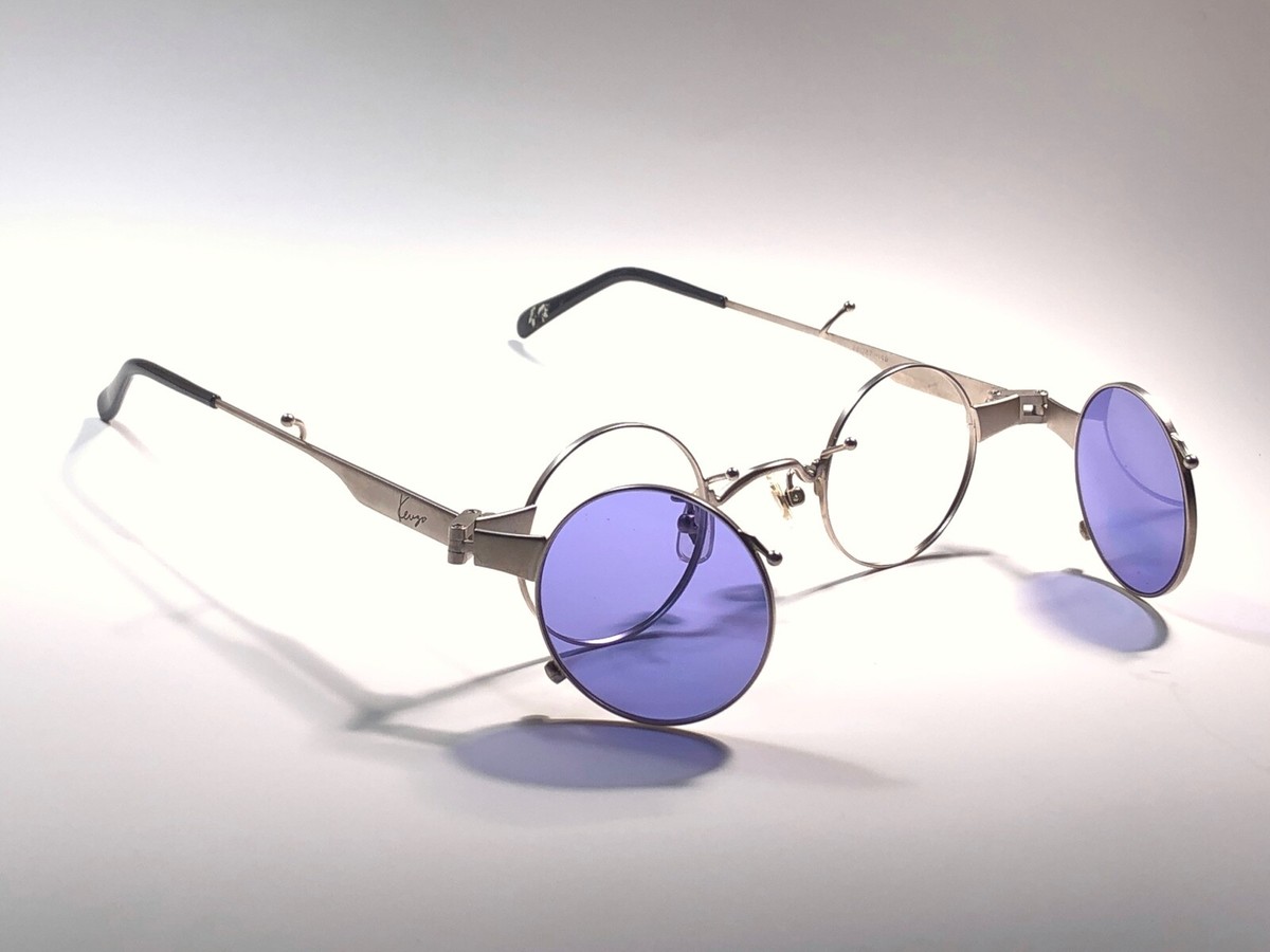 VINTAGE RARE KENZO KE2876 ROUND HINGED FOLDABLE SUNGLASSES VINTAGE RARE KENZO KE2876 ROUND HINGED FOLDABLE SUNGLASSES