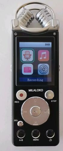 Milaloko v3 8GB Registratore Vocale Digitale per Illutture Riunioni Interviste - Foto 4 di 7