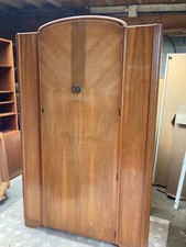 Brown Wooden Wardobe Rail & Shelves 1 Door Austinsuite Wood Veneer