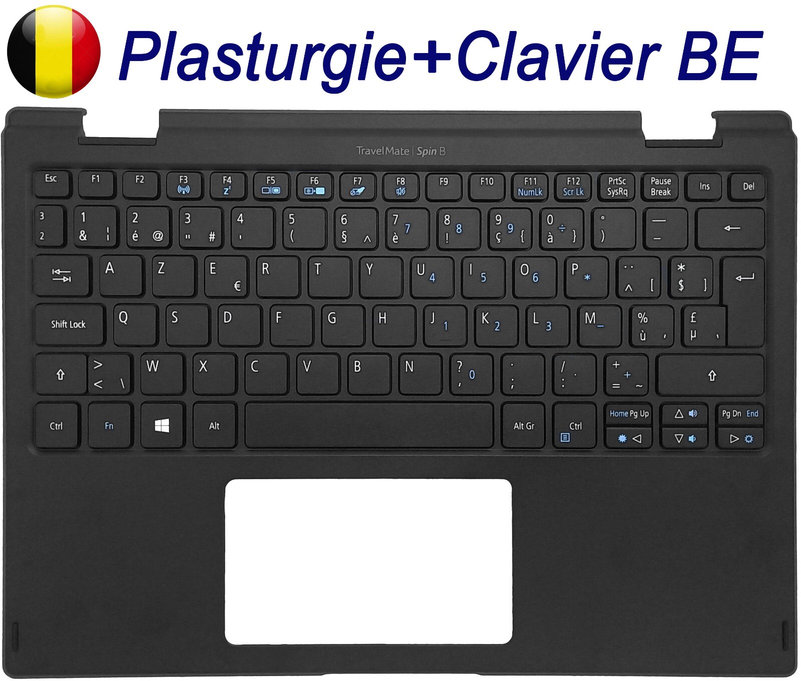 Plasturgie ACER TravelMate Spin B118-R pour Étudiant avec Clavier Belge