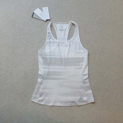 Adidas Advantage Tank Weste Damen XS weiß Sportswear Activewear Trefoil Neu mit Etikett