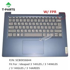 New for Lenovo Ideapad 3 14IIL05 3 14IML05 3 14ARE05 Palmrest US Keyboard Bezel