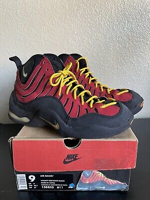 Vintage 1997 Nike Air Bakin Varsity Red White-Black with box Vintage 1997 Nike Air Bakin Varsity Red White-Black with box