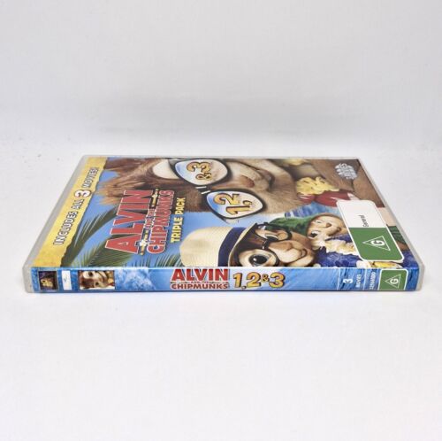 Alvin And The Chipmunks 1 2 3 Triple Pack DVD Region 4 Family Comedy Adventure - Picture 3 of 6