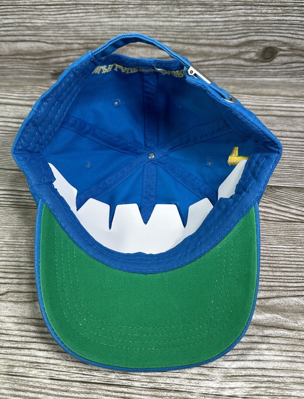 Cappello berretto Polo Ralph Lauren profumo regalo con acquisto blu giallo grande pony