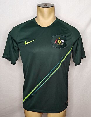 2018-20 Nike Australia soccer football green away jersey shirt size