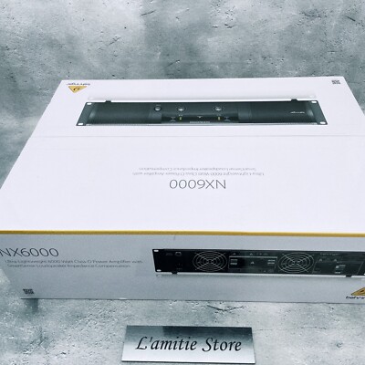 Behringer NX6000 6000W 2-channel Power Amplifier JP Black Audio