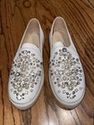 Stuart Weitzman white decor Snow  M 7.5 pre-owned loafers  — photo 1