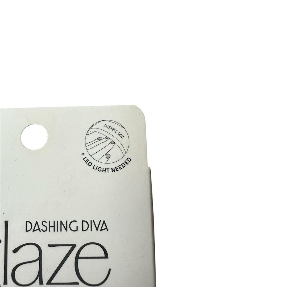 Dashing Diva Semi-Cured Gel Nail Strips 34 pc - black NIB