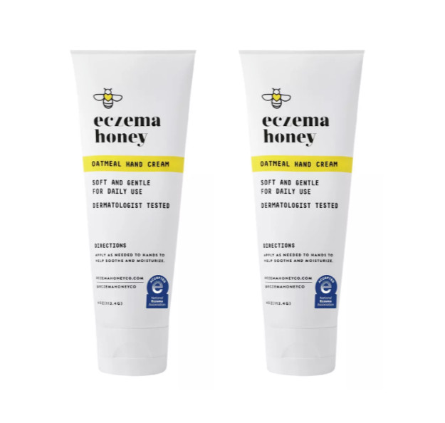x2 Eczema Honey Oatmeal Hand Cream 4 oz ea (PACK OF 2)