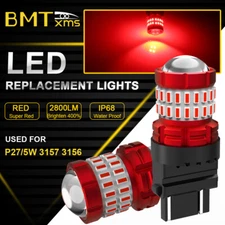 2x Red 3157 3057 4157 LED Stop Brake Light 800K Bulb for Ford E-150 E-250 E-450