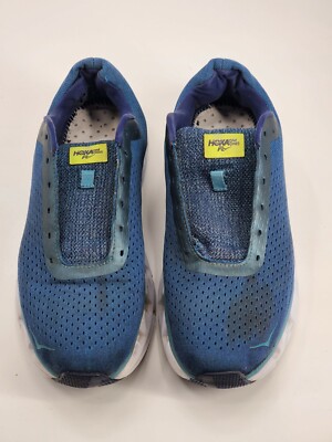 Hoka One One Mens Fly Elevon Running Sneakers Size 11 Niagara Blue