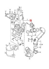 Original Federklammer AUDI VW A1 A3 Cabriolet 04E145220