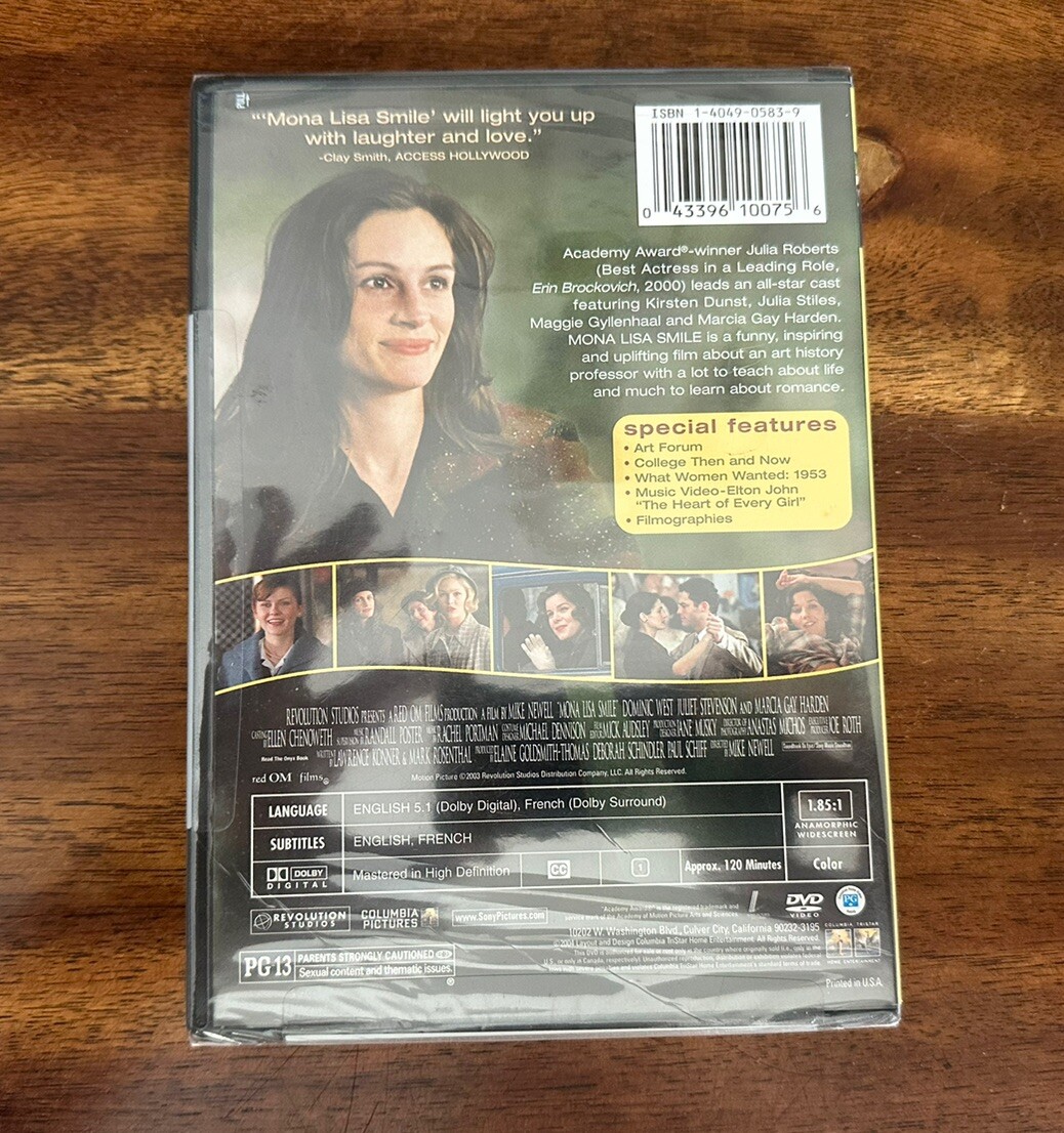 Mona Lisa Smile (DVD, 2004) FREE SHIPPING 43396100756| eBay