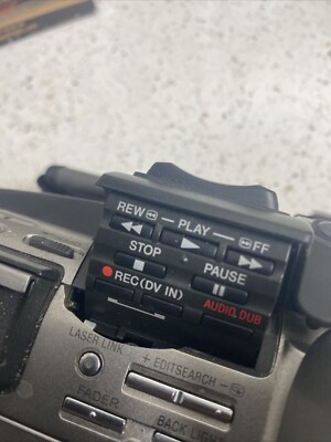 Sony Handycam Vision Mini DV DCR-TRV7 Camcorder Untested - Silver