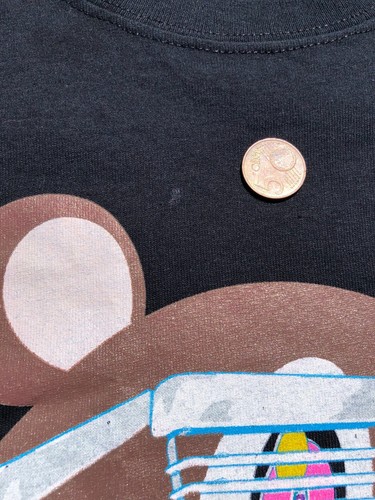 Vintage 2007 Kanye West Glow in the Dark Tour Murakami Bear T-shirt Sz M Youth - Picture 7 of 14