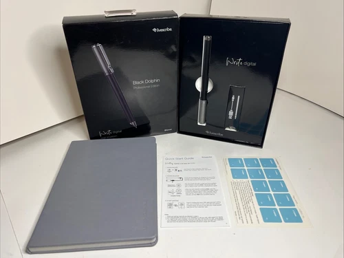 Livescribe Aegir Smartpen, Black Professional Edition With Lined Journal