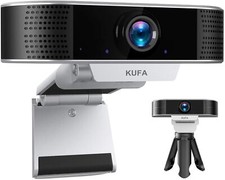 1080P HD USB Pc Computer Cameras with Tripod, Web Camera with Microphone, Tripod