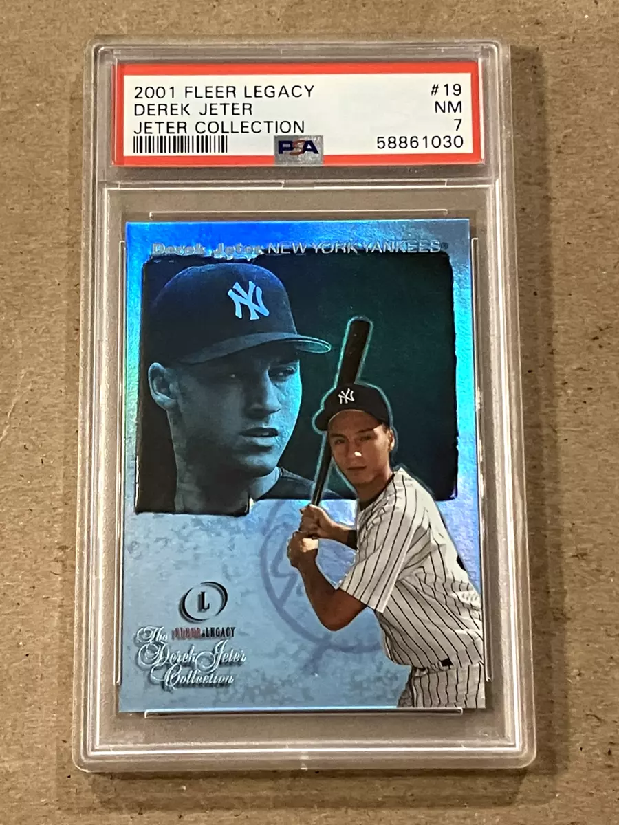 2001 FLEER LEGACY DEREK JETER/JETER COLLECTION #19 PSA GRADED NM 