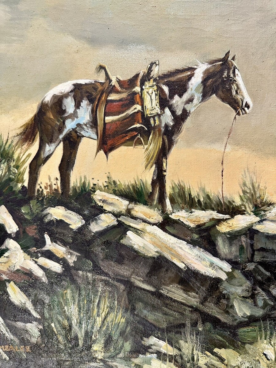 Early 20th Century Gonzalez Framed Impressionist Oil Painting