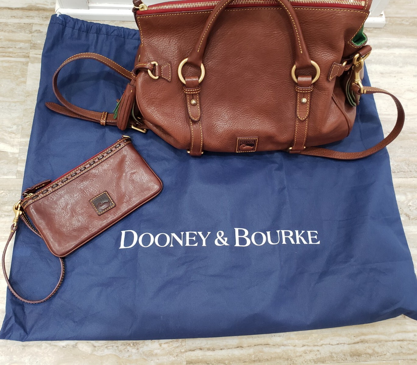 dooney & bourke florentine leather satchel stores
