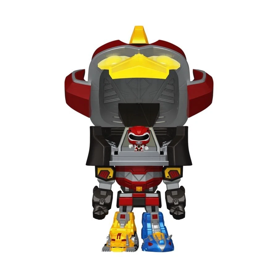 Mighty Power Rangers Megazord con Red Ranger Funko Bitty Pop! Bitty Bot 2 piezas nuevo Foto 4 de 4