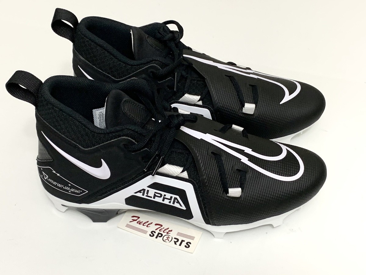 Nike Alpha Menace Pro 3 Mens Football Cleats Size 11.5 Style CT6649-010 Nike Alpha Menace Pro 3 Mid Football Cleats Black Men main image 4