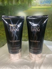 YSL BLACK OPIUM 50ML SHIMMERING MOISTURE FLUID FOR THE BODY X2