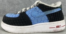 Nike Air Force 1 Mid Toddler Black University Red Blue NEW DZ5307 001 - SIZE 10C