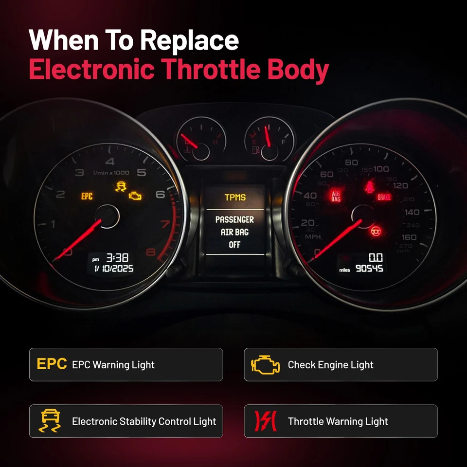 Throttle Body for 08-2016 Toyota Highlander Sienna Venza 22030-0P050 22030-31030 — 第 3/4 张图片