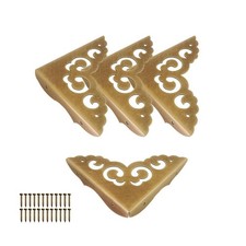 Metal Corner Protectors Set of 4, Vintage Decorative Corner Protector for Ant...