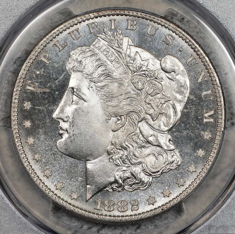 1882-S Morgan Dollar PCGS MS65+ Plus Graded with Very PL Obverse! #7GAM