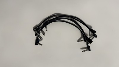 Evidence Audio Patch Cables 1 ft Black Set of 5 (Open box)