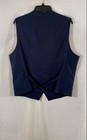 Express Men's Navy Blue Wool Blend Suit Vest Waistcoat Stretch NWT Sz L — photo 2