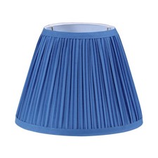 Aspen Creative 56502, Empire Uno Lamp Shade in Mushroom Pleated Classic Blue,...