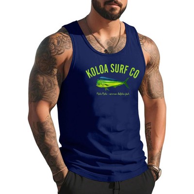 Koloa Surf Mahi Mahi Salt Water Fishing Logo Lightweight Tank Top