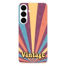 Silicone Case - Compatible Samsung Galaxy S25 FE - Retroburst Design