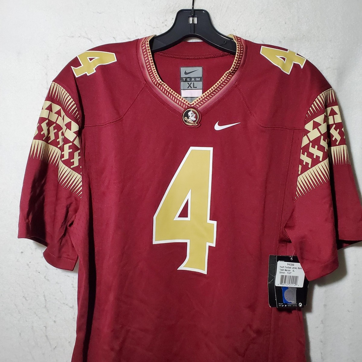 Florida State Seminoles Football Jersey Youth XL Maroon Dalvin