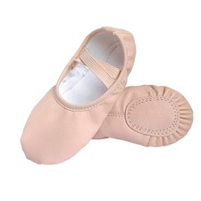 Girls Ballet Shoes - Black, White, Flesh Color - Size 12 - Unisex - Elastic C...