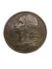 1990 France 10 Centimes Coin