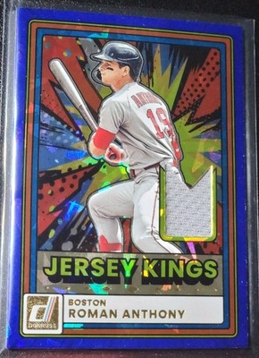 2026 Donruss Baseball #JK-RA Roman Anthony Jersey Kings Relic Blue Ice