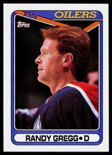 Randy Gregg, 1990-91 Topps, #275, Edmonton Oilers,