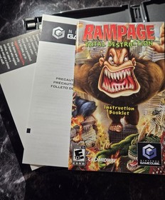 Rampage: Total Destruction Nintendo GameCube Complete CIB Tested 