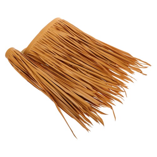 Confezione 2 Piastrelle Thatch Simulate Fai Da Te Paglia Tetto Ufficio Banchetto Erba Finta - Foto 4 di 12