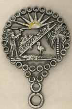 VTG St Augustine Florida Souvenir Trivet Cast...