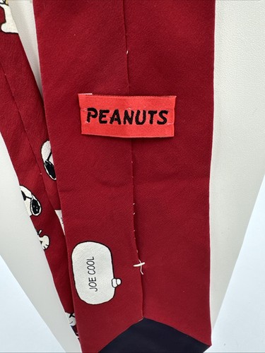 Tie Peanuts Snoopy Joe Golfer Necktie 57” Long 4” Wide - Picture 5 of 5
