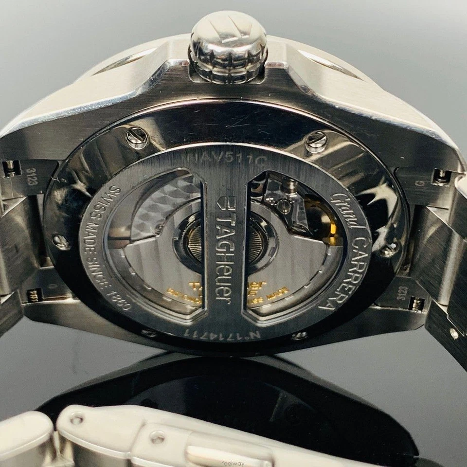 Tag Heuer Grand Carrera Dark Brown Steel Watch (WAV511C) 138214810 [P] - Photo 3/4
