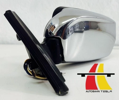 1975 - 1989 Bmw E24 M6 635csi Power Mirror Chrome Left Side