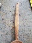 Primitive Hand Carved Wooden straining  Ladle 15” — photo 3